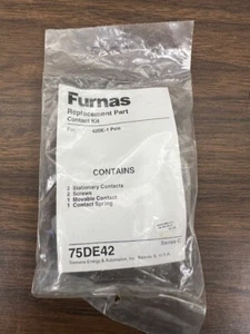 Furnas Siemens 75DE42, 1 Pole Contact Kit, OEM NEW - Picture 1 of 2