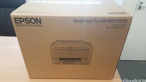 Epson WorkForce Pro WIFI RJ45 WF-M5190DW - MONO Black Inkjet Printer NOT Colour - Picture 1 of 4