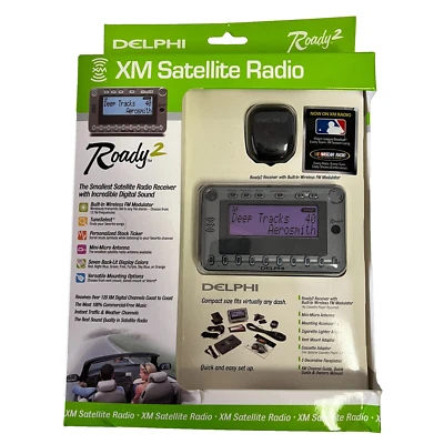 Delphi Roady 2 For XM Car & Home Satellite Radio Receiver NEW In Box - Image 1 of 2