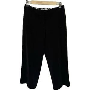 White House Black Market Cropped Black Pants Size 4 - Picture 1 of 3