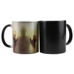 11oz Ceramic Color Changing Coffee Mug Halloween Coffee Mug Gifts for Men Women - Picture 1 of 13