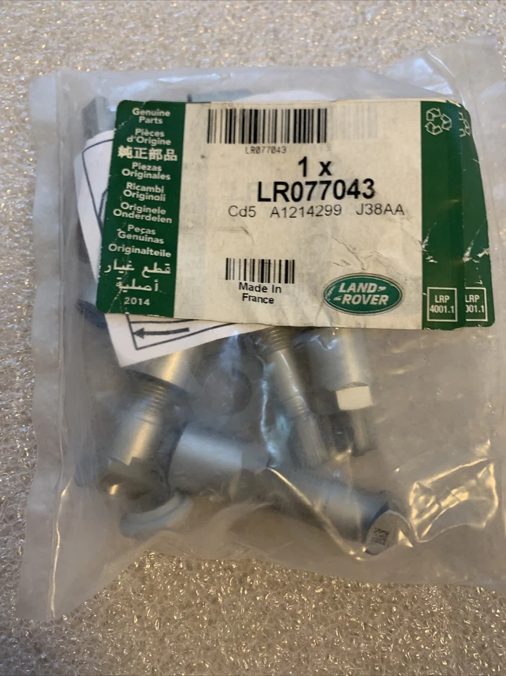 Land Rover Range Rover Sport TPMS Kit de Válvula Kit de Serviço Genuíno Conjunto de 5 Novo - Imagem 1 de 4