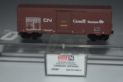 N Scale MTL 24280 Canadian National 40' Single Door Boxcar 446214 C48583 - Image 1 of 2