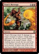MTG magic cards 1x x1 Light Play, English Titan's Revenge Morningtide
