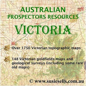 Victorian Goldfield Maps Topo Maps Gold Localities. Geological Surveys. Data DVD - Picture 1 of 4