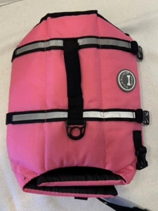 Vivaglory Dog Life Jacket Vest with Rescue Handle, Bright Pink, Small - Picture 1 of 12