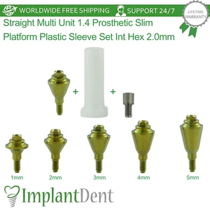 Manicotto in plastica dritto multi unità 1.4 protesi sottile piattaforma int esagonale - Foto 1 di 19