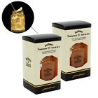 Jack Daniel Tennessee Honey Jars x 2 - Branded Drinking Jar Jam Jar Gift Box