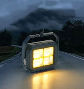 Solar Straßenlaterne - 112 LED Außen Sicherheit Hof Lampe, kein Strom nötig - Bild 1 von 6