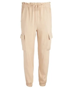 Epic Threads Cargo Jogger Pants Girls L Travertine Tile Elastic Waist Pull On - Picture 1 of 17