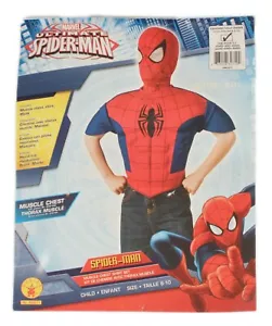 Spider-Man Muscle Chest Shirt Costume Fits 5-7 Years Old New - Picture 1 of 3