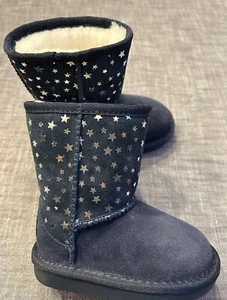 Botas Koolaburra by Ugg Navy Stars para niñas pequeñas talla 6 NUEVAS - Imagen 1 de 9