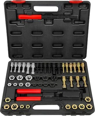 49PCS Thread Chaser Cleaner Rethreading Master Kit UNC UNF Metric Restorer - Image 1 of 4