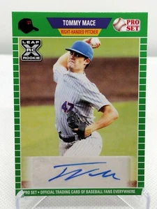 Tommy Mace Auto RC 2021 Leaf Pro Set Cleveland Guardians Prospect Autograph  - Picture 1 of 2