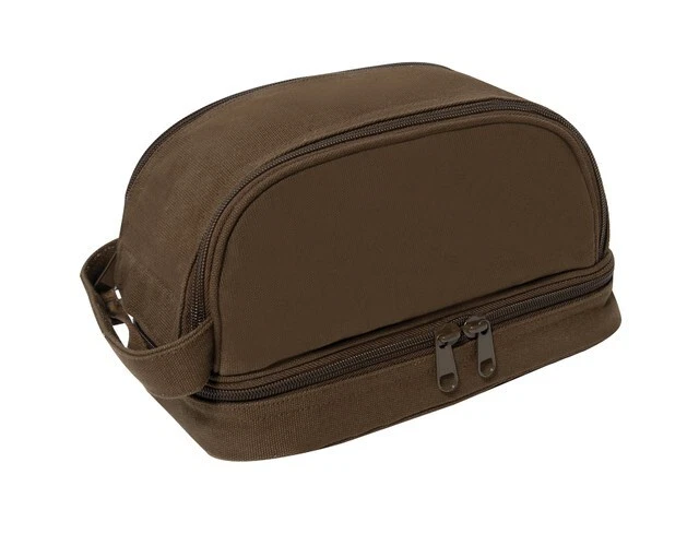 Rothco Deluxe Canvas Travel Kit - Earth Brown - Image 1 of 4