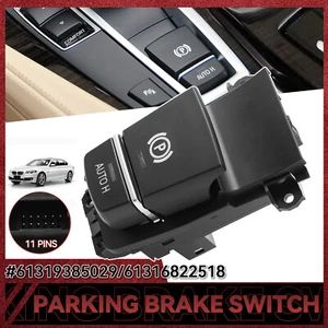 Electric Parking Handbrake Brake Switch Button For BMW 5 Series F10 F11 2009-18 - Picture 1 of 8