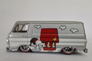 Hot Wheels Peanuts Snoopy 1966 66’ Dodge A100 Van Real Riders 1:64 Diecast Car - Picture 1 of 6