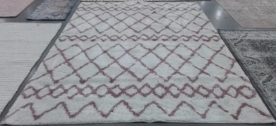 IVORY / L ROSE 8'-0" x 10'-0" Back Stain Rug, Reduced Price 1172791661 BER165A-8 - Image 1 of 4