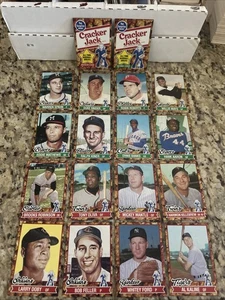 1982 Cracker Jack Complete Set of 18 (16 + 2 Headers) Baseball Cards Hand Cut - Bild 1 von 1