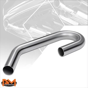 DIY Custom 2.25" OD Mild Steel Natural Finish 45&180 Degree U-Bend Exhaust Pipe - Picture 1 of 6