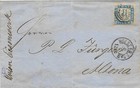 SCHLESWIG-HOLSTEIN 1864, Mi.Nr.7 Brief v.Pinneberg n.Altona HOLST.E.B.Sp.B 1.Zug