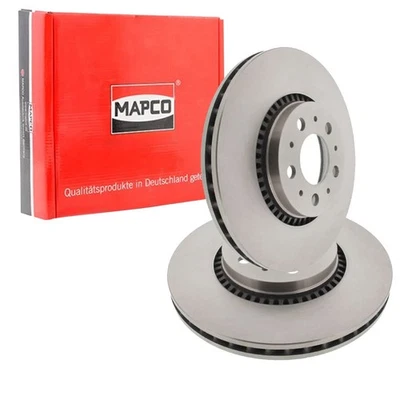 2x MAPCO Dischi Freno 305mm Ventilato Frontale Adatto per Volvo S60 S80 V70 XC70 - Immagine 1 di 3
