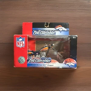 Denver Broncos NFL Football 1:18 Diecast OCC Chopper Moto Ertl 2006 - Foto 1 di 4