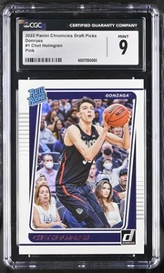 2022 Panini Chronicles Draft Picks Chet Holmgren #1 Pink Rated Rookie CGC 9 - Picture 1 of 2