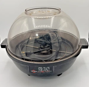 WEST BEND Stir Crazy Deluxe Popcorn Popper Electric, Black #92306 - Picture 1 of 12