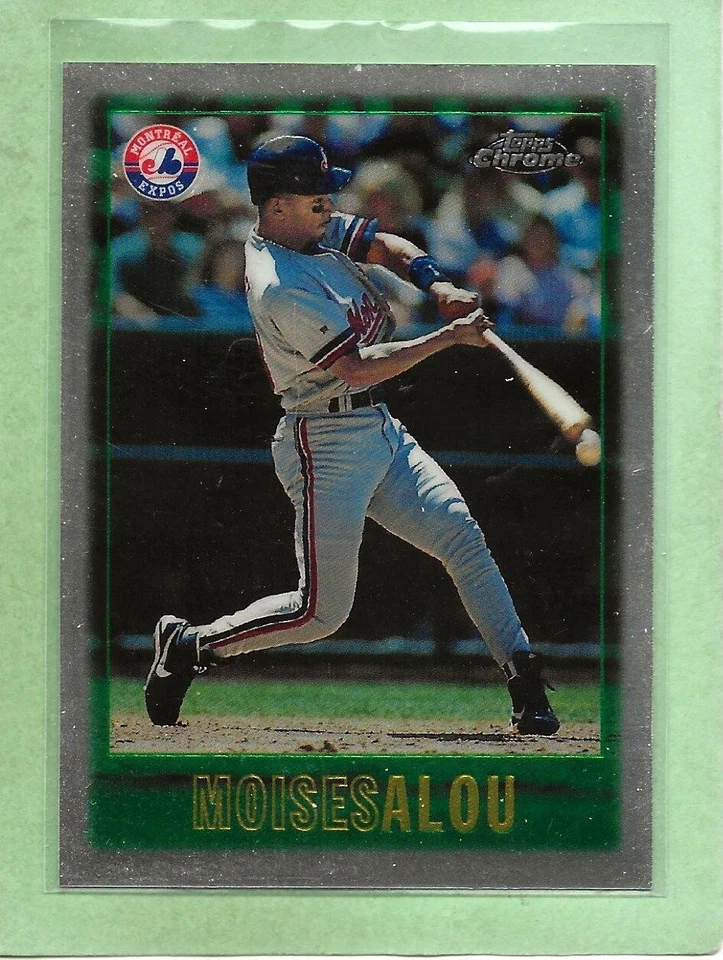 MOISES ALOU - 1997 Topps Chrome - #161 - Expos - $1 Shipping - MINT - Image 1 of 1