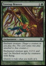 Treetop Bracers-MTG card-Tenth Edition - 10e-Language: Spain-GD