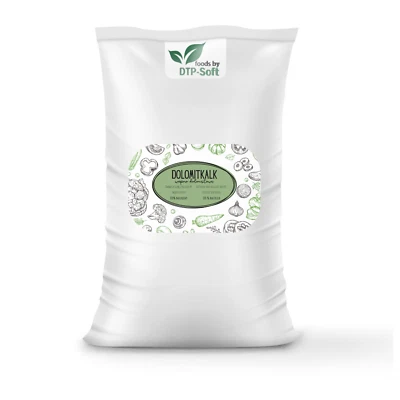 25 kg Dolomitkalk  Naturkalk Rasen Boden Kalkdünger Nährstoffdünger Calcium Kalk - Bild 1 von 4