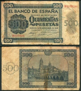 España 500 pesetas 1936 Serie B BC - Bild 1 von 1