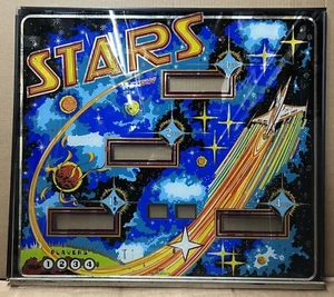 1978 Stern Stars Pinball Back Glass - NOS - Picture 1 of 2