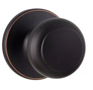 Kwikset 200CV 11P CP Cove Hall & Closet Knob Venetian Bronze non locking  - Picture 1 of 3