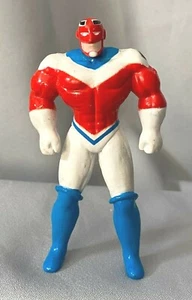 Vintage Marvel Comics Captain Britain PVC Figurine 4" Action Figure RARE 1990 - Picture 1 of 3