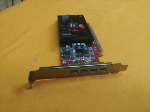 Dell AMD FirePro W4100 2GB GDDR5 4x Mini Display Port PCI-E x16 Video Card - Picture 1 of 5