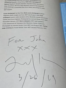 Hand Signed Making WET:  The Magazine of Gourmet Bathing, Leonard Koren, 2012 - Picture 1 of 5
