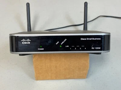 CISCO RV120W 100 MBPS 10/100 WIRELESS N ROUTER VPN FIREWALL RV120W - Image 1 of 4