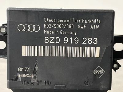 2002 Audi A6 Park Assist Control Module Navigation Computer 8Z0919283 2003 2004 - Image 1 of 4