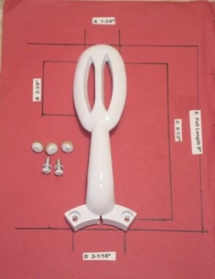 52” CEILING FAN BLADE ARM REPLACEMENT BRACKET GLENDALE WHITE COMPLETE - Image 1 of 4