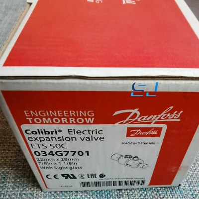 Brand new DANFOSS ETS50C 034G7701 Expansion Valve ETS50C 034G7701 - Image 1 of 4