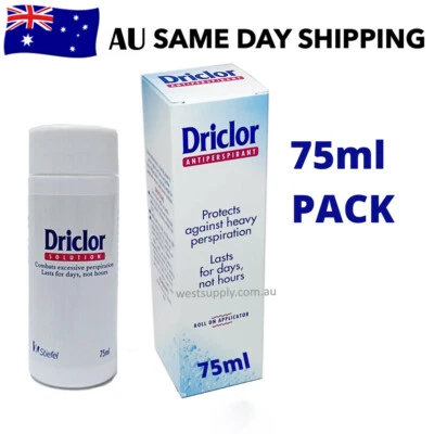 75ml Driclor Antiperspirant Roll On Applicator Clinically Proven FREE POSTAGE - image 1 of 3
