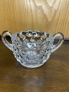 Fostoria American Glass sugar bowl - Picture 1 of 5