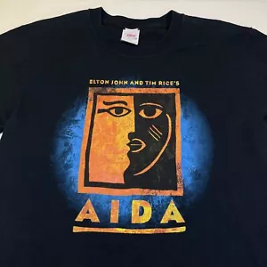 AIDA Disney Store Elton John Tim Rice Musical Broadway Show TEE T SHIRT Uomo S - Foto 1 di 4
