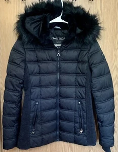 Nautica black coat girls size small - Picture 1 of 10