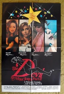 EL DIABLO EN MISS JONES PARTE II - Póster de explotación sexual 1982 Jacqueline Lorians - Imagen 1 de 1
