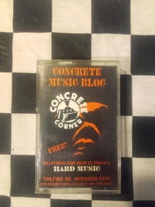 Concrete Corner Hard Music Bloc Rock/Metal Promo Cassette Tape October 1993 - Picture 1 of 3