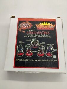 Impact Miniatures 2011 A Band of Orcs Gore-Stained Axe Tribe Heavy Metal Band 