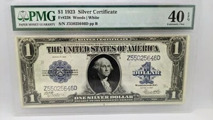 1923 $1 Silver Certificate - PMG 40 EPQ - Fr#238 - Large Size Note - Picture 1 of 5